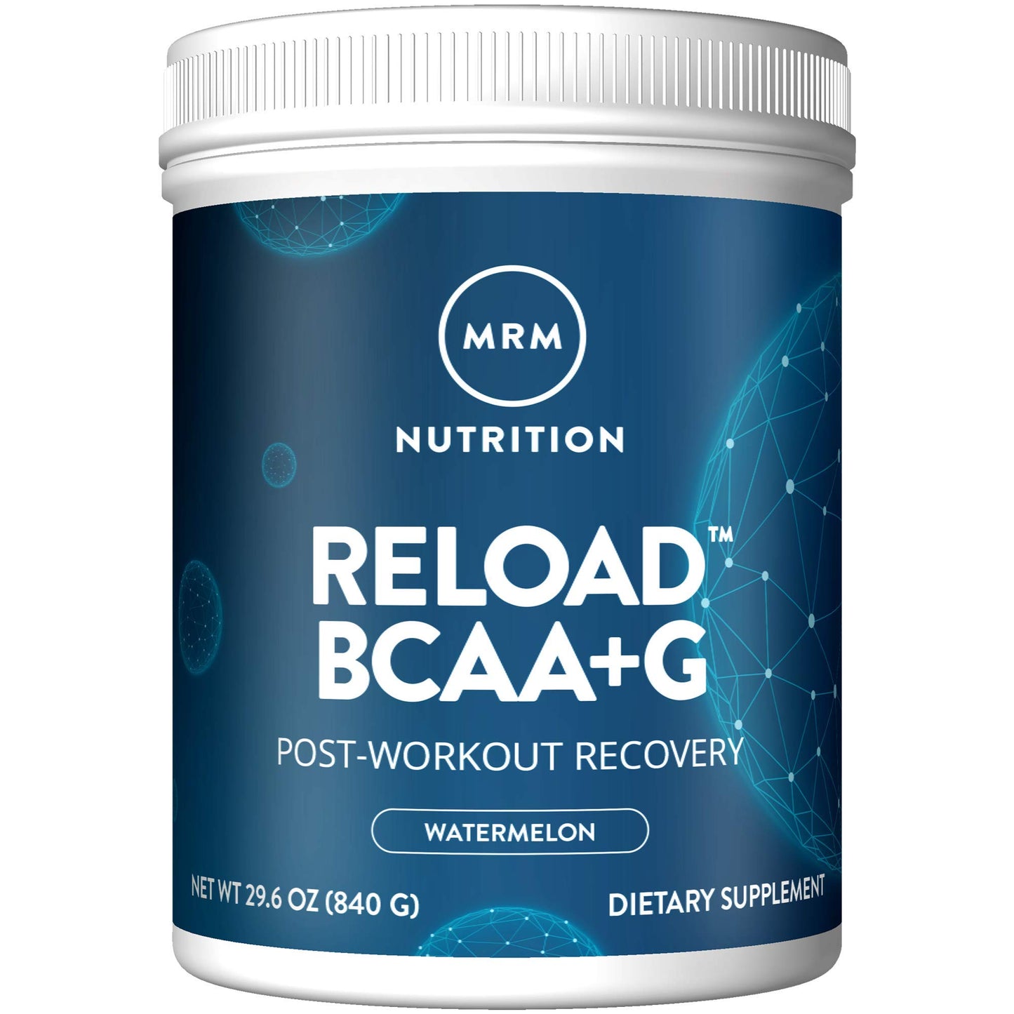 MRM Reload BCAA+G Post-Workout Recovery Watermelon Powder 29.6 Ounces
