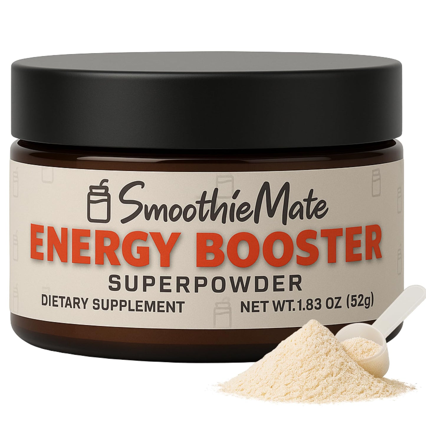 Smoothie Mate Energy Booster Superpowder (Powder), 40 Servings