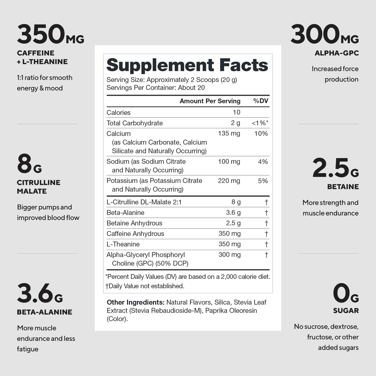 Legion Pulse Pre Workout Powder Peach