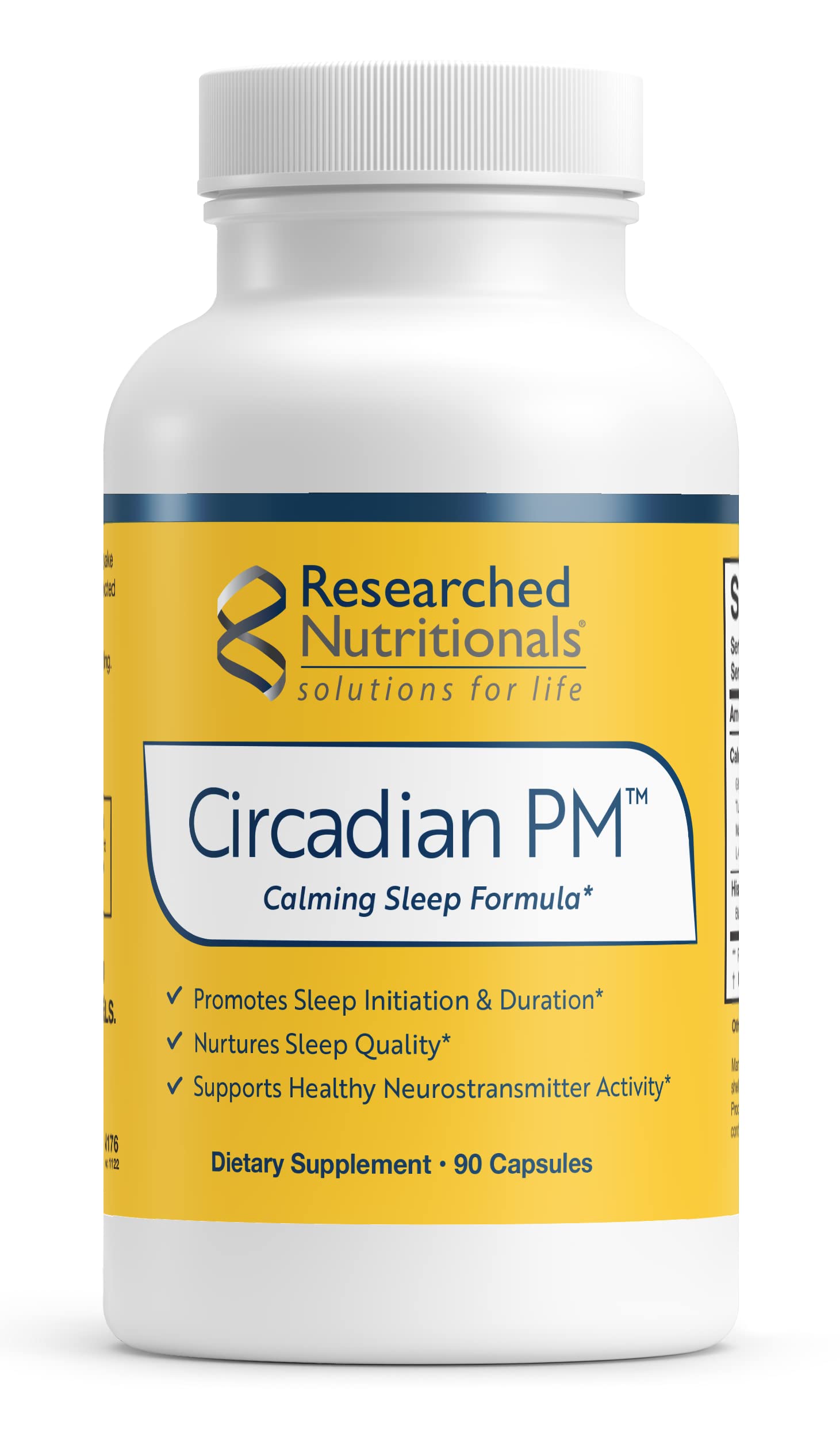 Researched Nutritionals Circadian PM Capsules 90 Count