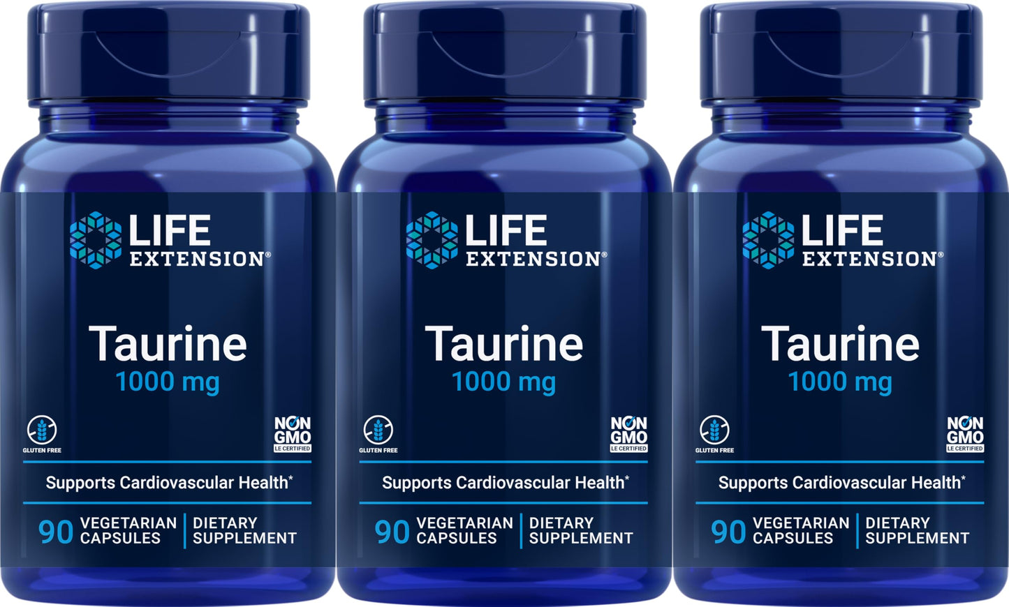 Life Extension Taurine 1000 mg Vegetarian Capsules, 270 Capsules