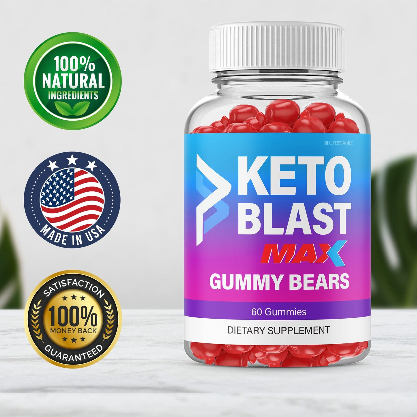 Ideal Performance Blast Keto ACV Gummies 180 Gummies