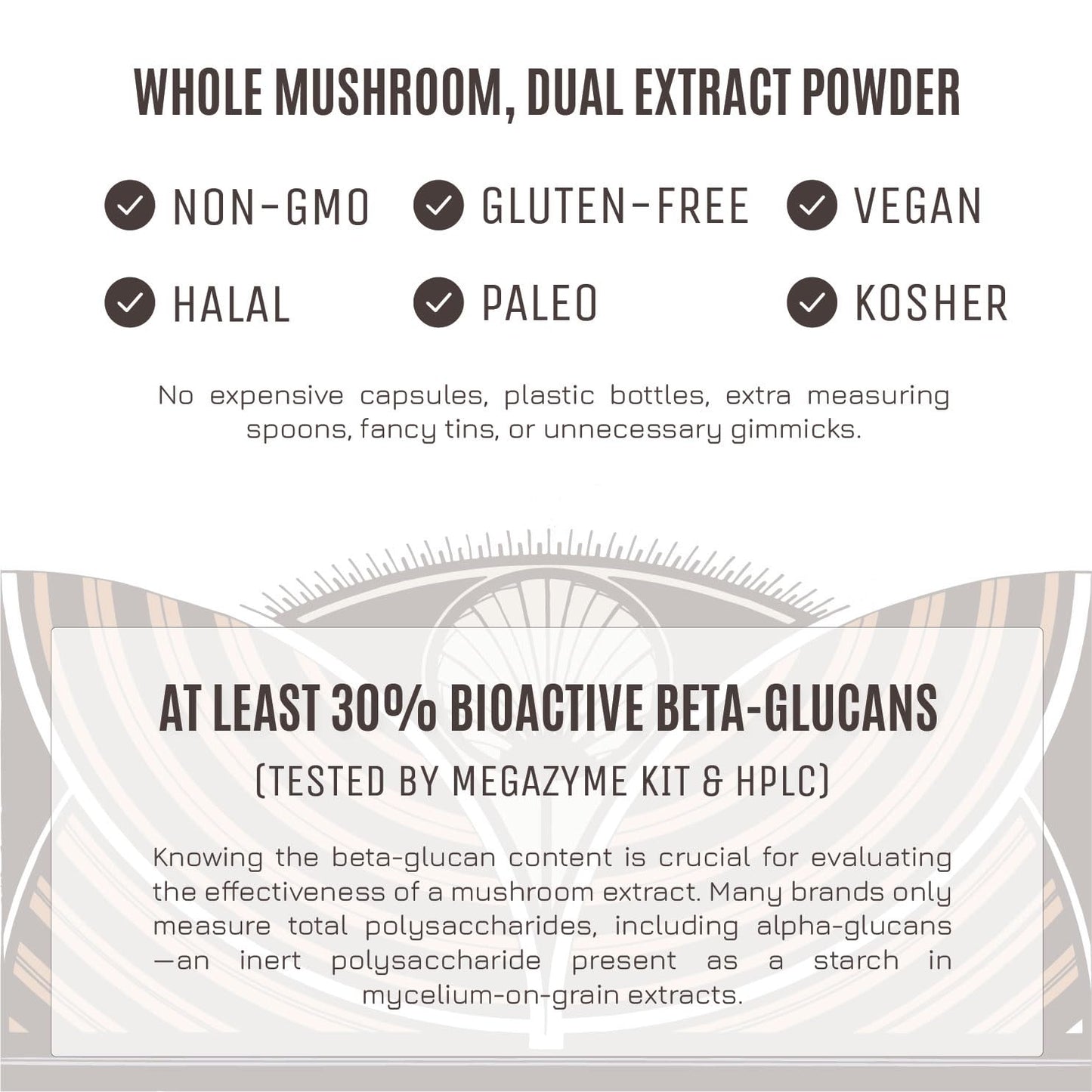 Hamilton's True Chaga Organic Mushroom Extract Powder 7.05 oz