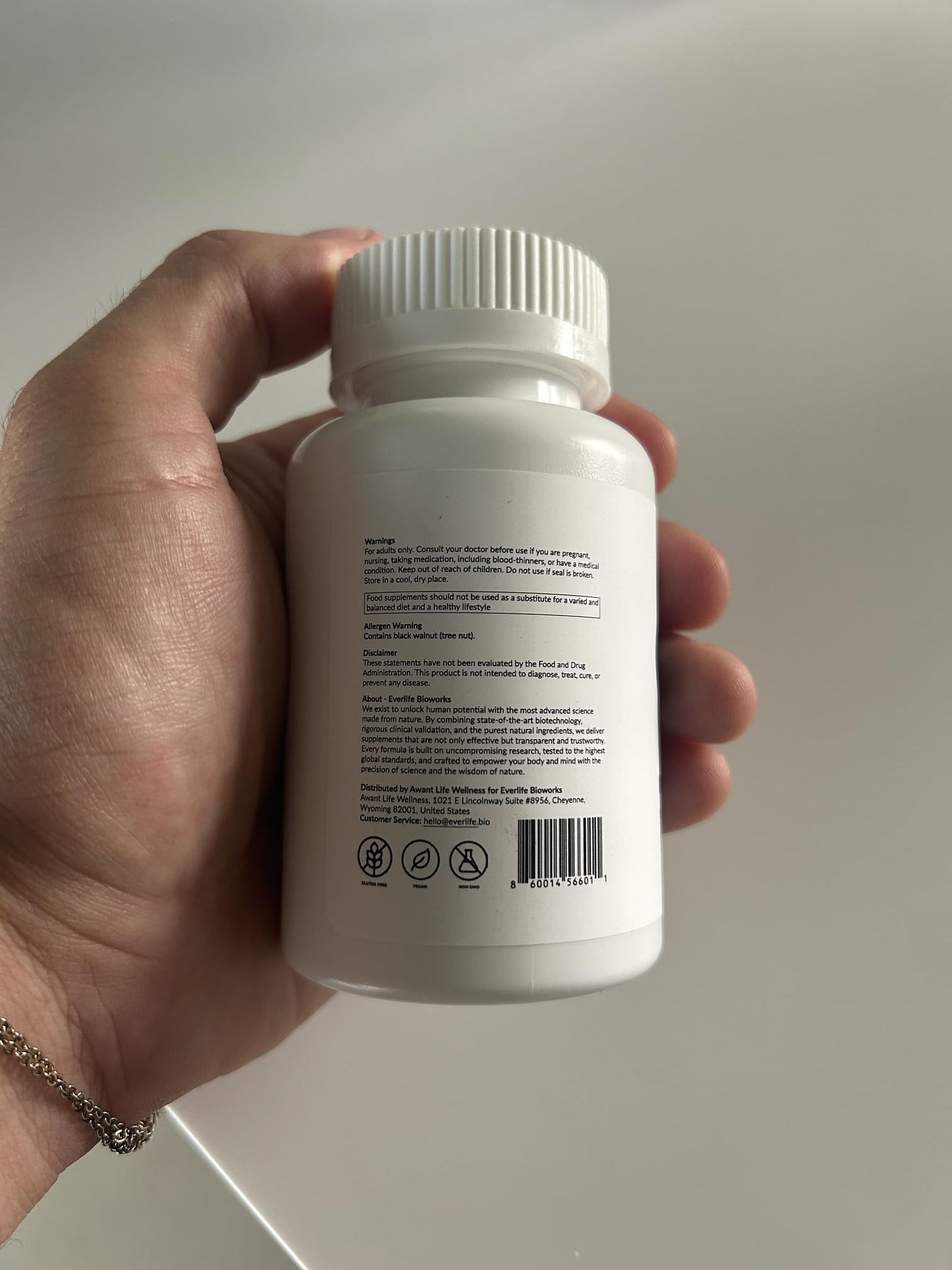 Everlife Gut & Colon Cleanse – Herbal Digestive Support with Wormwood, Black Walnut, Clove, Papaya Seed, Curcumin & Oregano Oil – Bloat & Constipation Relief, Gut Reset & Immune Support – 1 Capsule