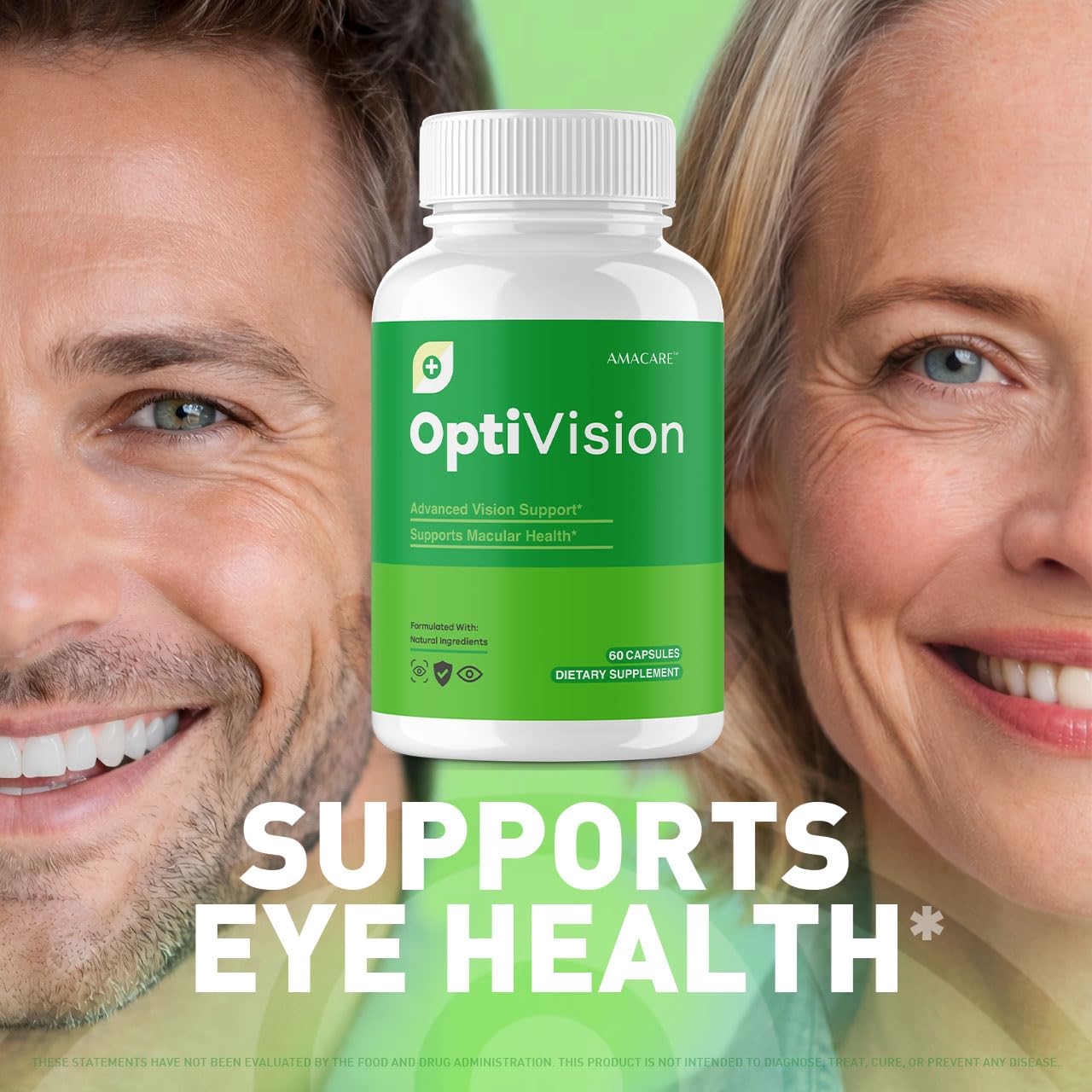 AMACARE Optivision Eye Vitamins Capsules 120