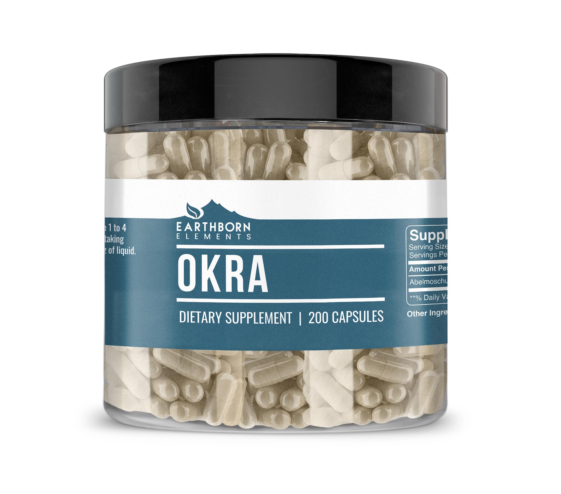 Earthborn Elements Okra Extract Capsules 200