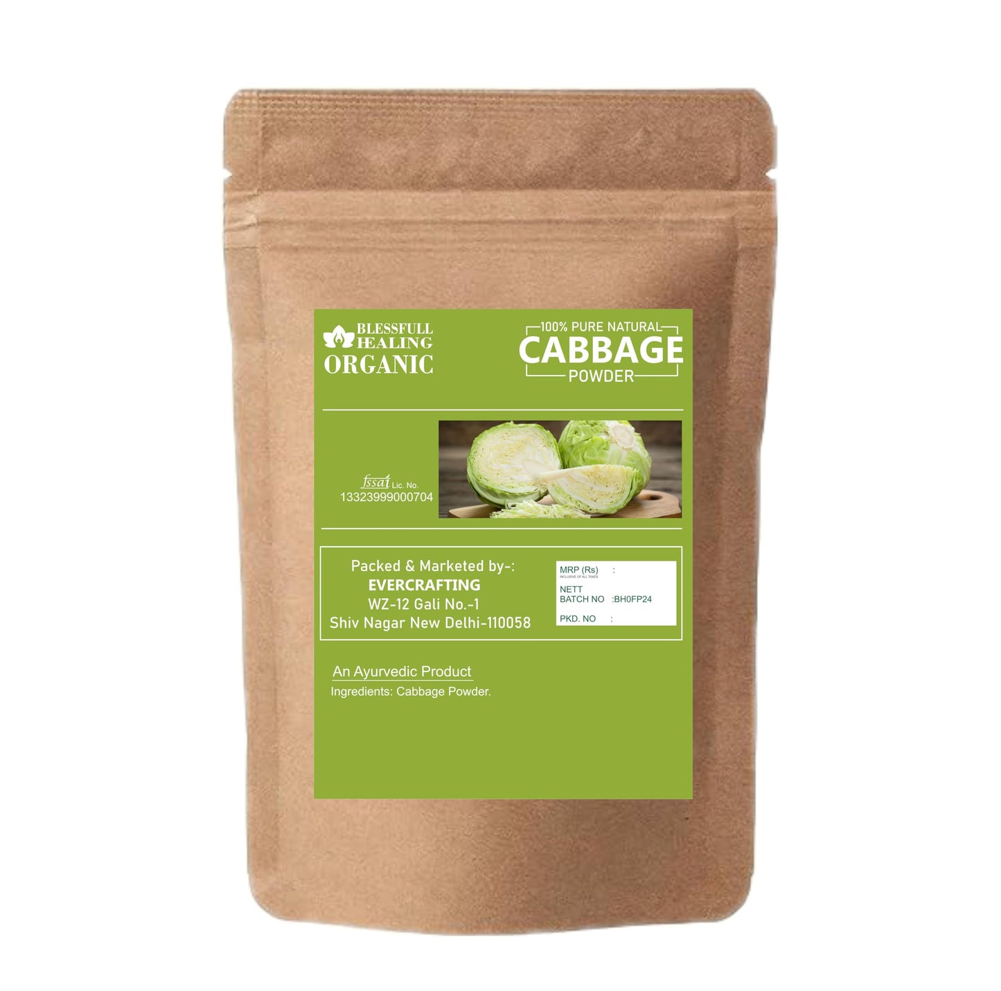 Blessfull Healing Organic Cabbage Powder 300 Gram