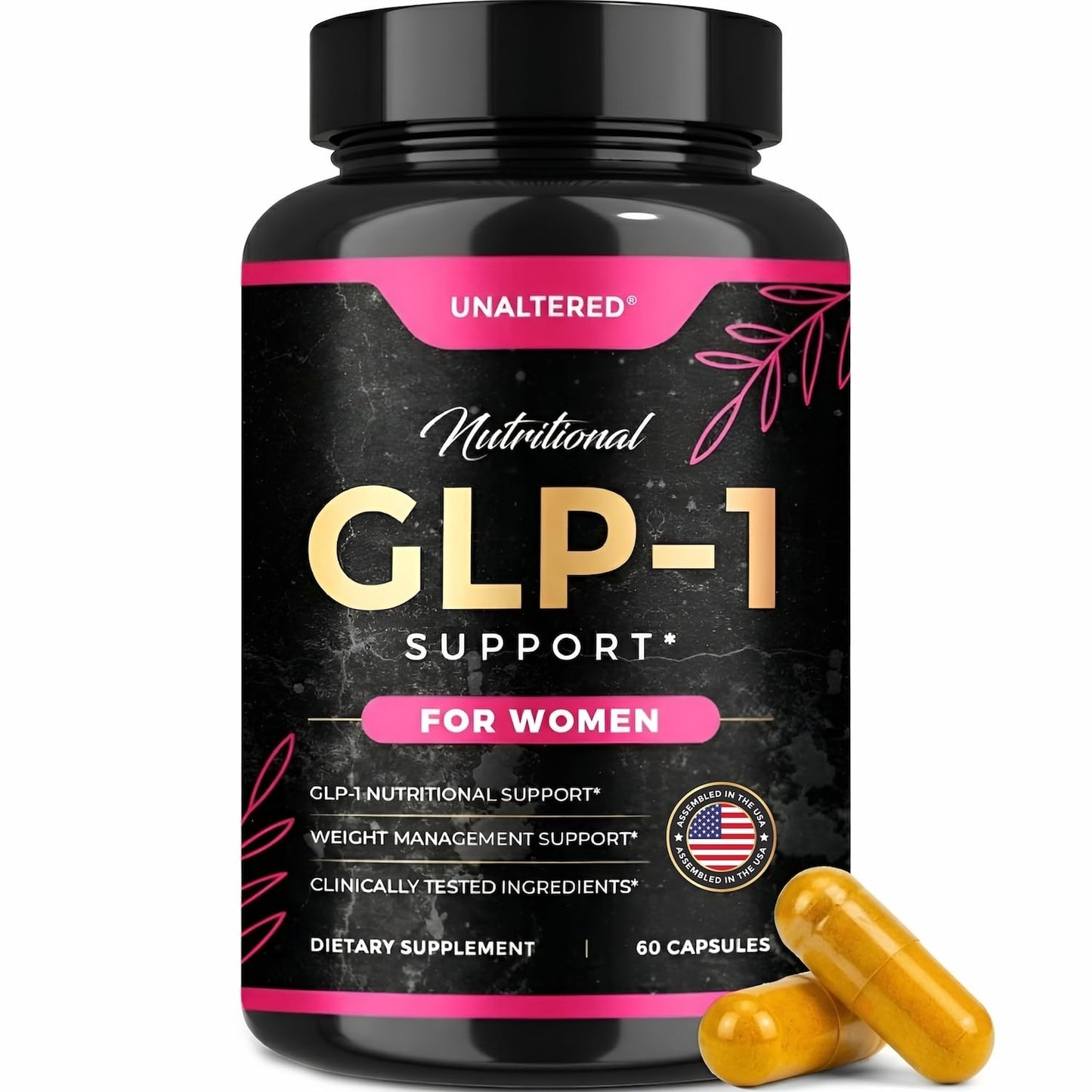 UNALTERED GLP-1 Supplement for Women Capsules 60 Count