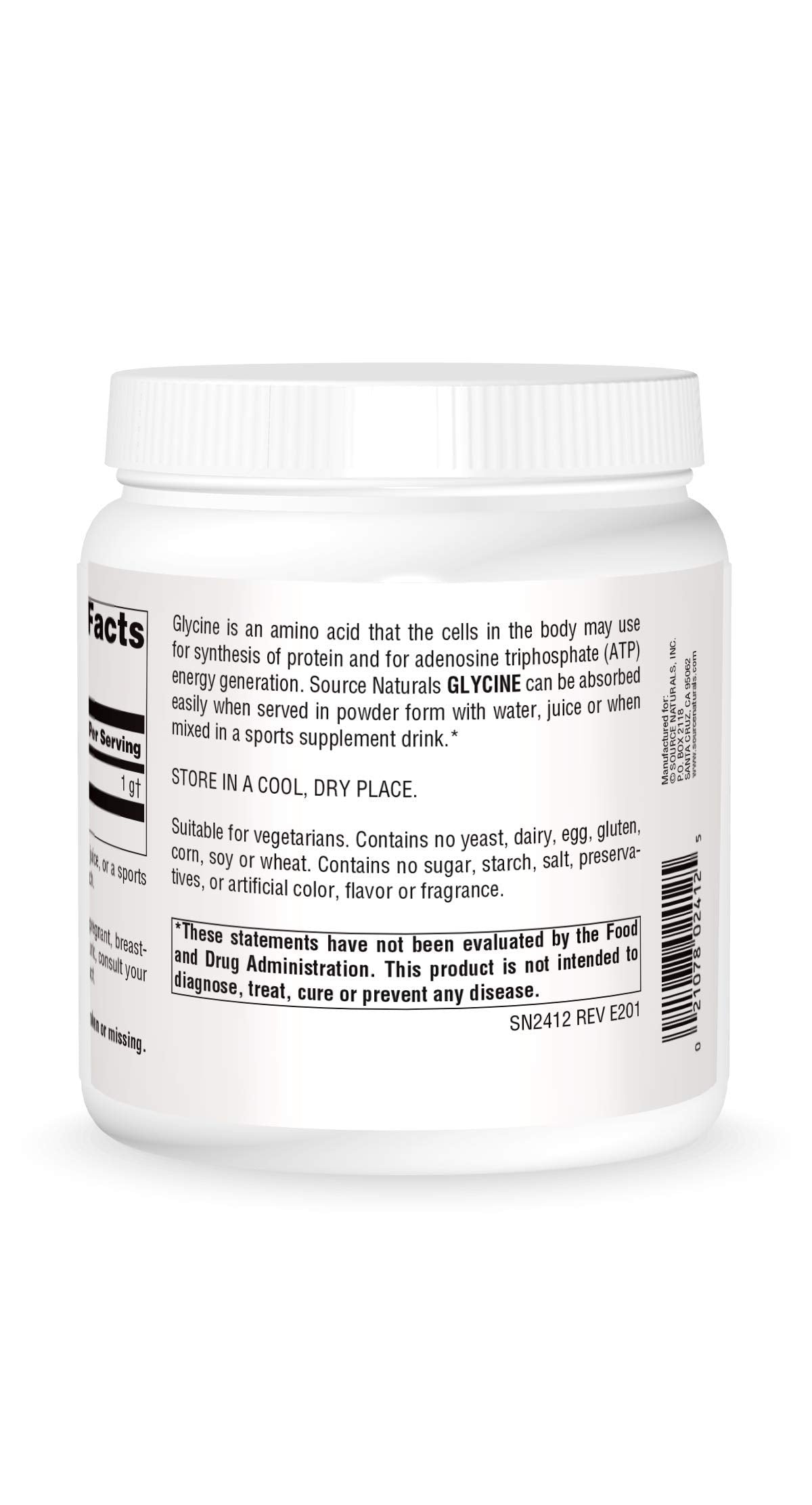 Source Naturals Glycine Powder, 16 oz