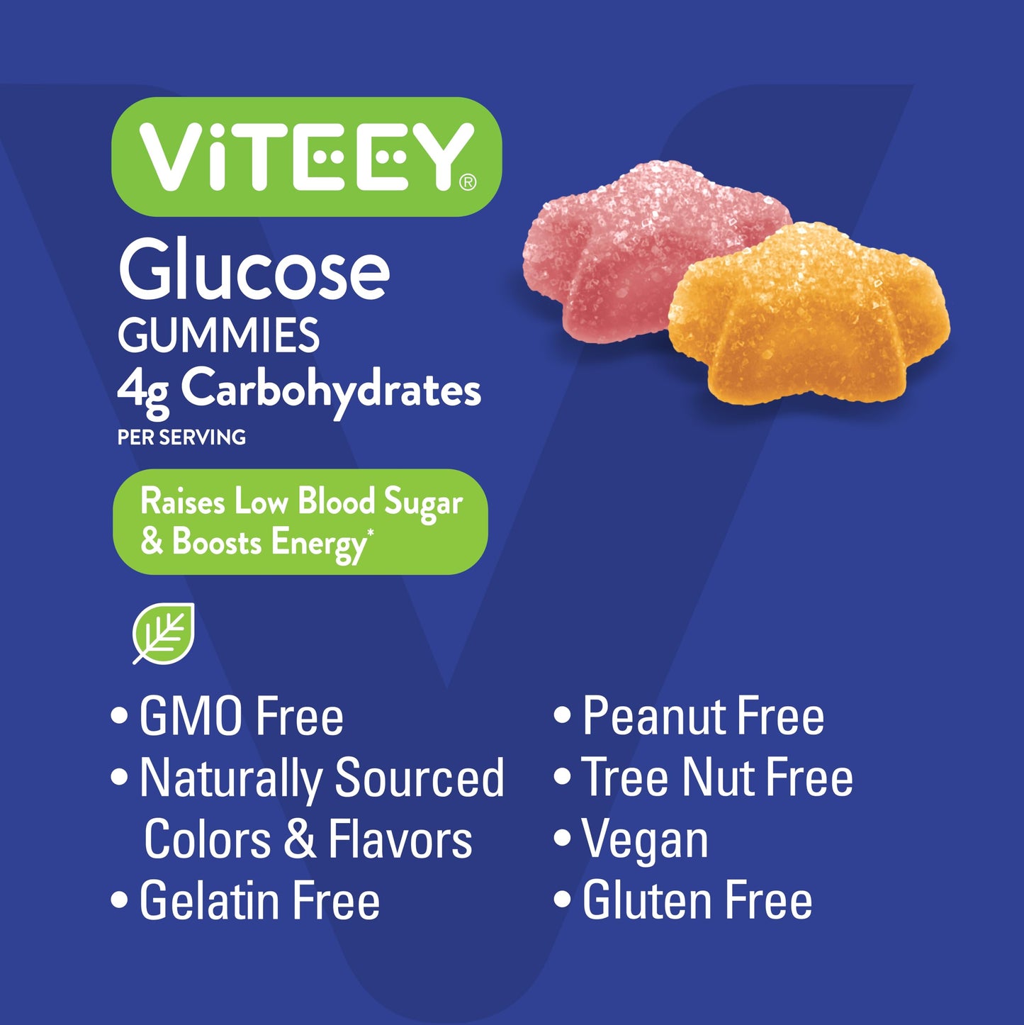 Viteey Glucose Gummies 120 Count