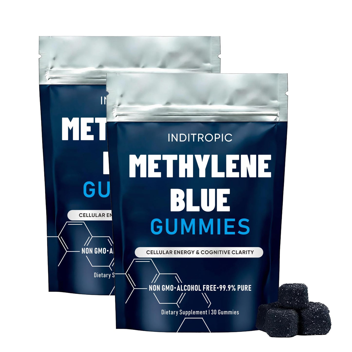 INDITROPIC Methylene Blue Gummies, 1 Count