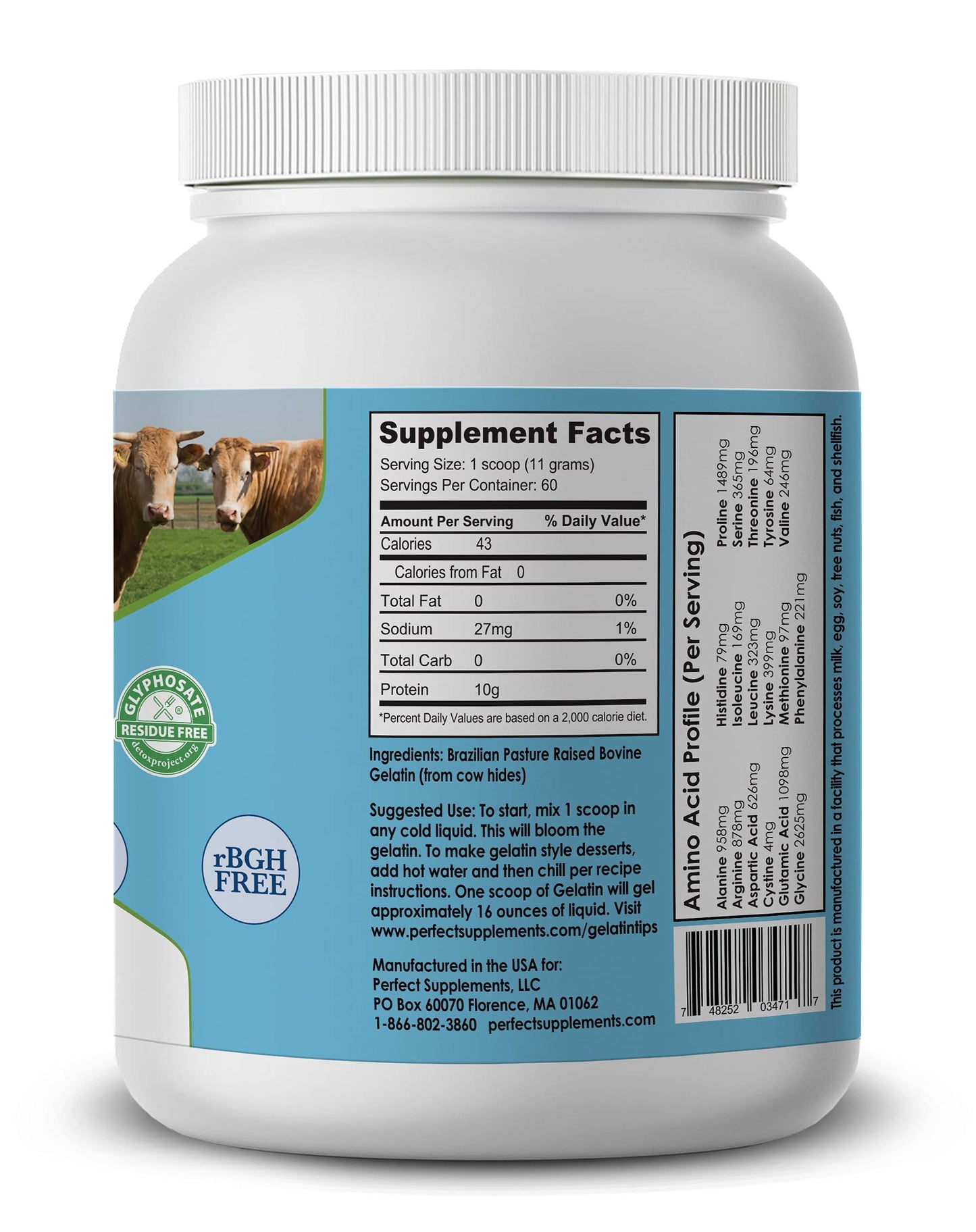 Perfect Supplements Collagen & Superfood Bundle – Hydrolyzed Collagen Peptides + Bovine Gelatin + Desiccated Liver Capsules