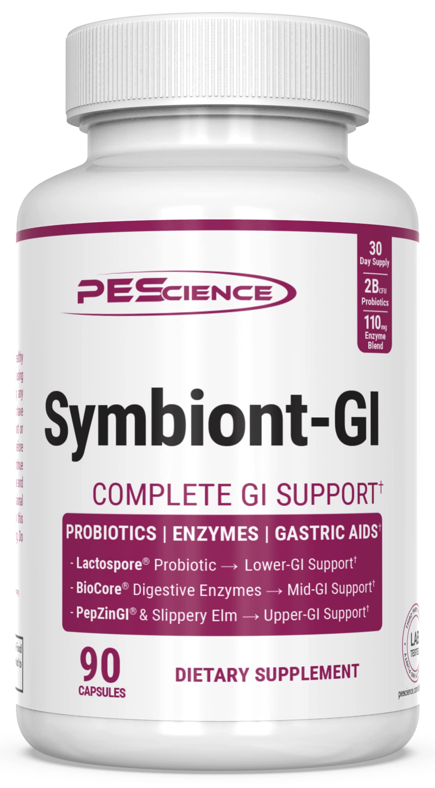 PEScience Symbiont-GI Gut Health Capsules 90