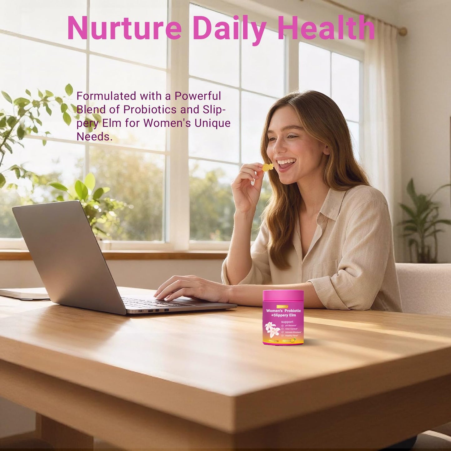 XOTMPFLY Her Juicy Feminine Probiotics Gummies 60 Count