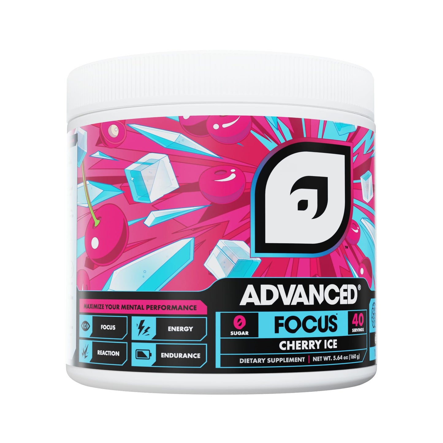 Advanced Focus Lemon Lime Powder 5.71 Ounce