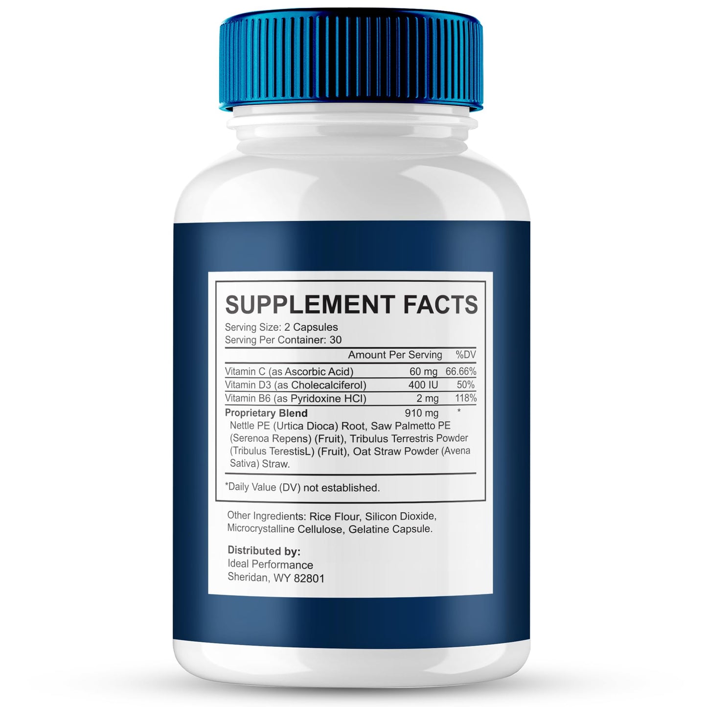 IDEAL PERFORMANCE ProstaX Prostate Health Supplements for Men Capsules 120 Count