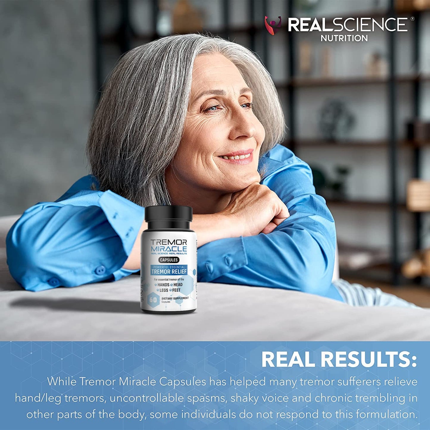 Real Science Nutrition Tremor Miracle Capsules, 60 Capsules