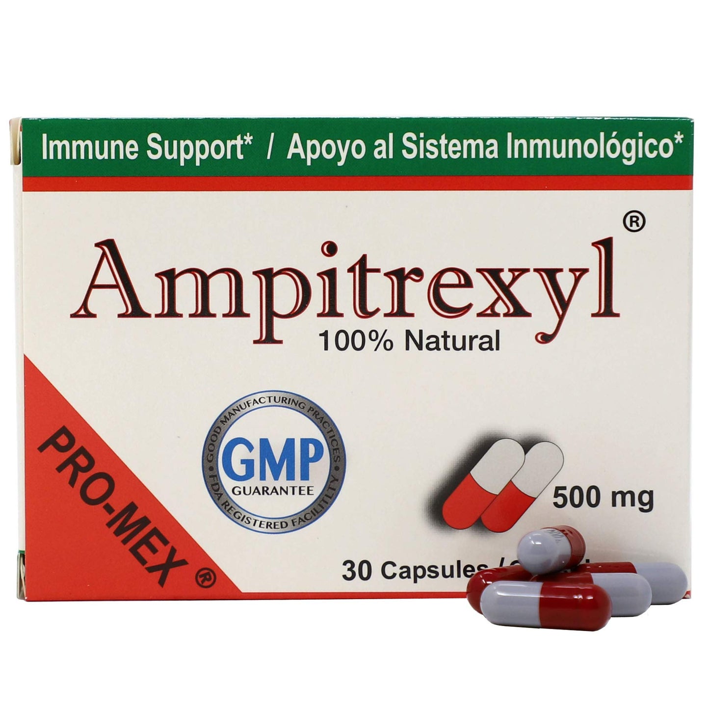 Ampitrexyl Vitamin C 500 mg Capsules, 30 Count