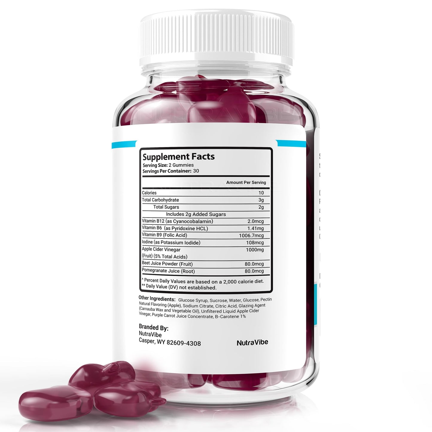 NutraVibe Primal TRT Gummies, 300 Gummies