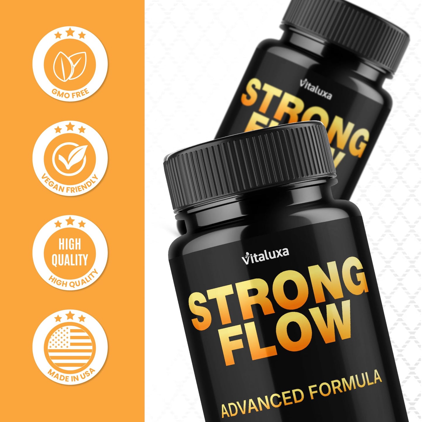 Vitaluxa Strong Flow Capsules, 60 Count