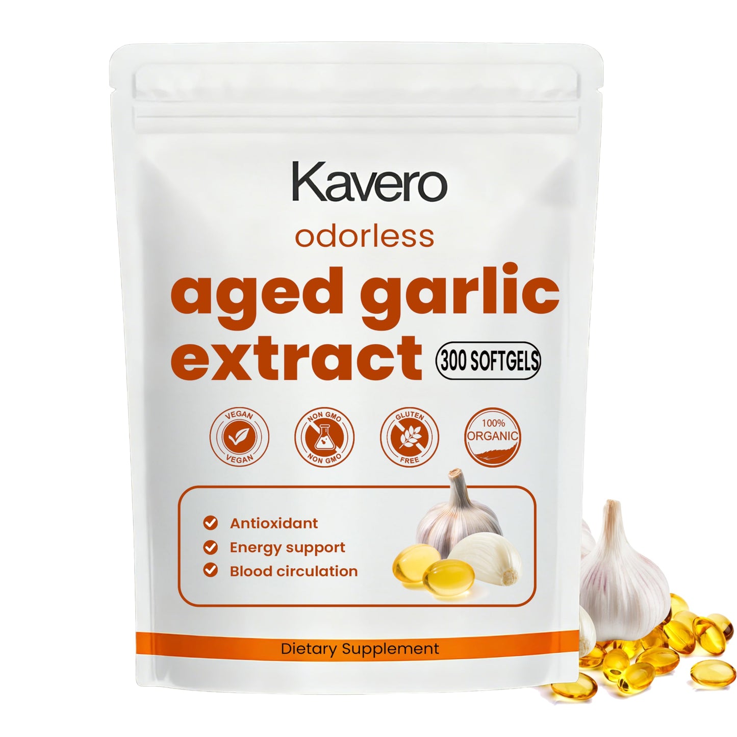 AUCIER Kavero Aged Garlic Extract Softgel 300