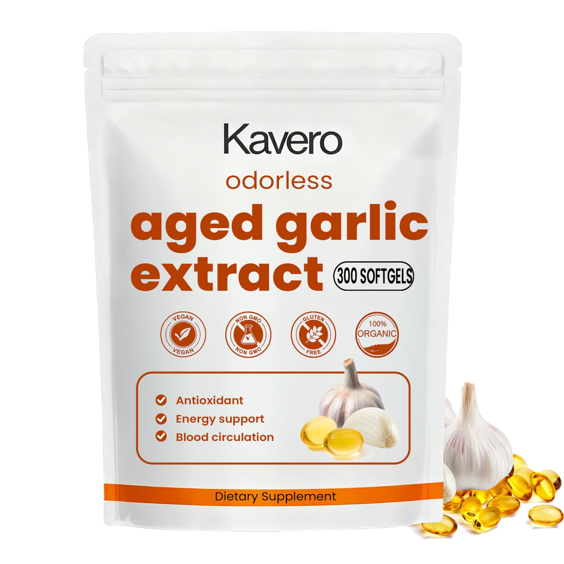 AUCIER Kavero Aged Garlic Extract Softgel 300