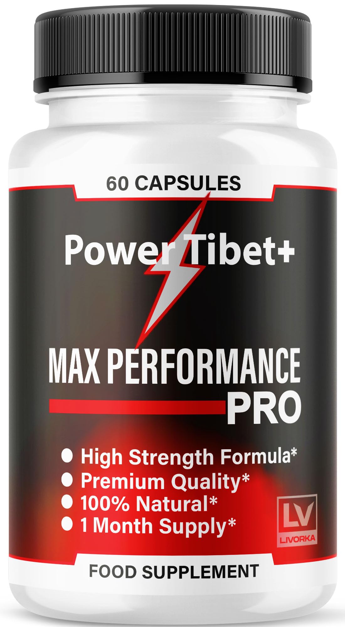 LIVORKA PowerTibet+ Capsules, 60 Count