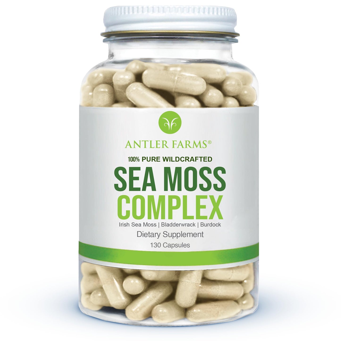 Antler Farms Sea Moss Complex Capsules 130 Count