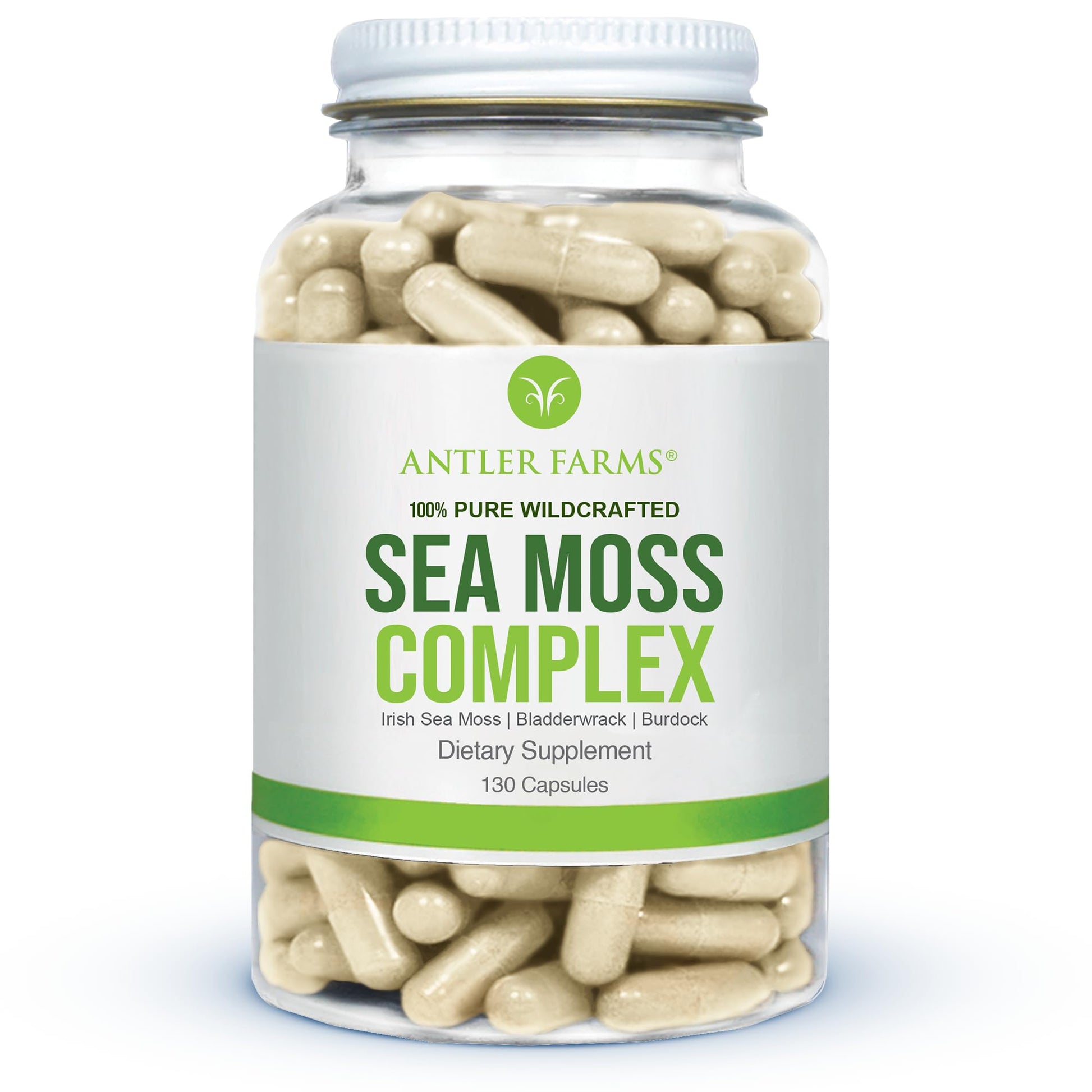 Antler Farms Sea Moss Complex Capsules 130 Count