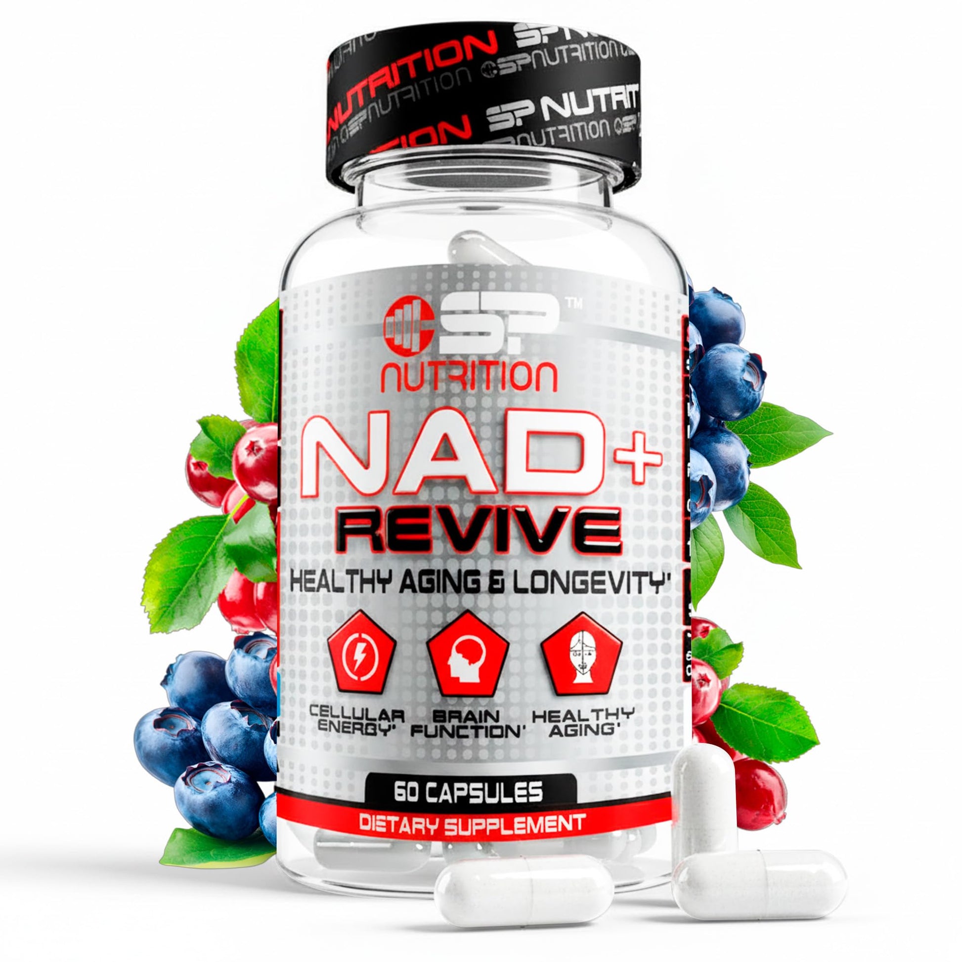 S Nutrition NAD+ Revive Nicotinamide Adenine Dinucleotide Supplement Capsule 90