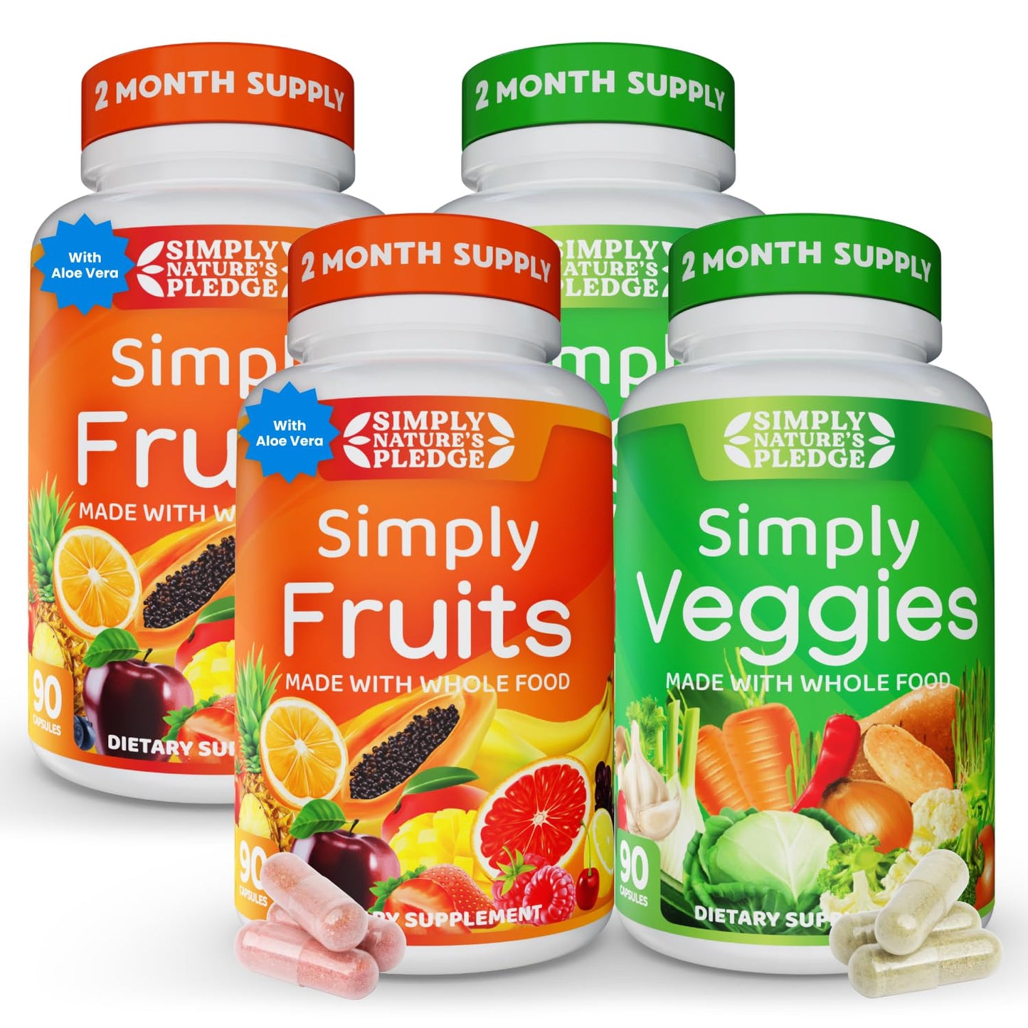 Simply Nature's Pledge Bilberry Herbal Supplements Capsule 360 Count