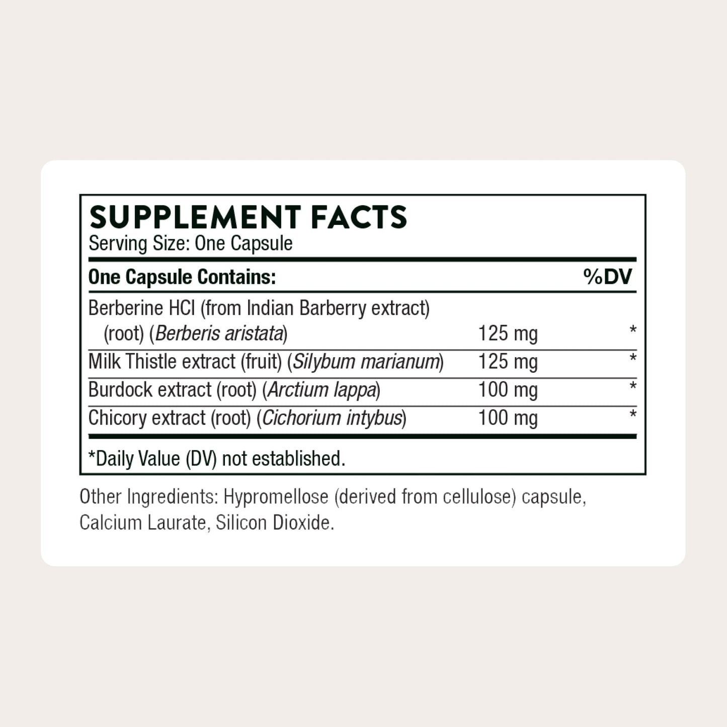 THORNE Liver Cleanse, Berberine HCl & Milk Thistle, 60 Capsules