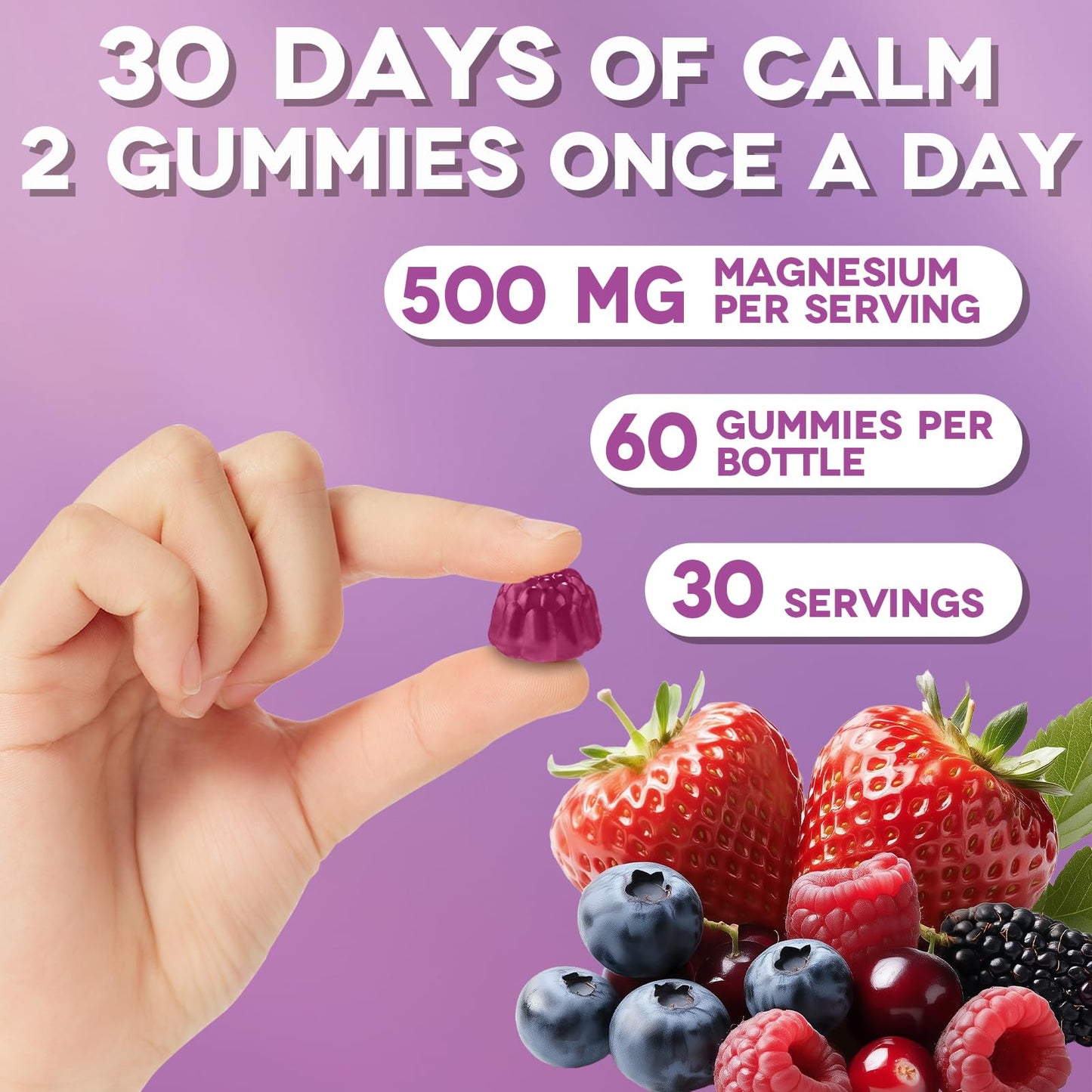 Sieralyn Magnesium Complex Gummies 500mg 120 Count