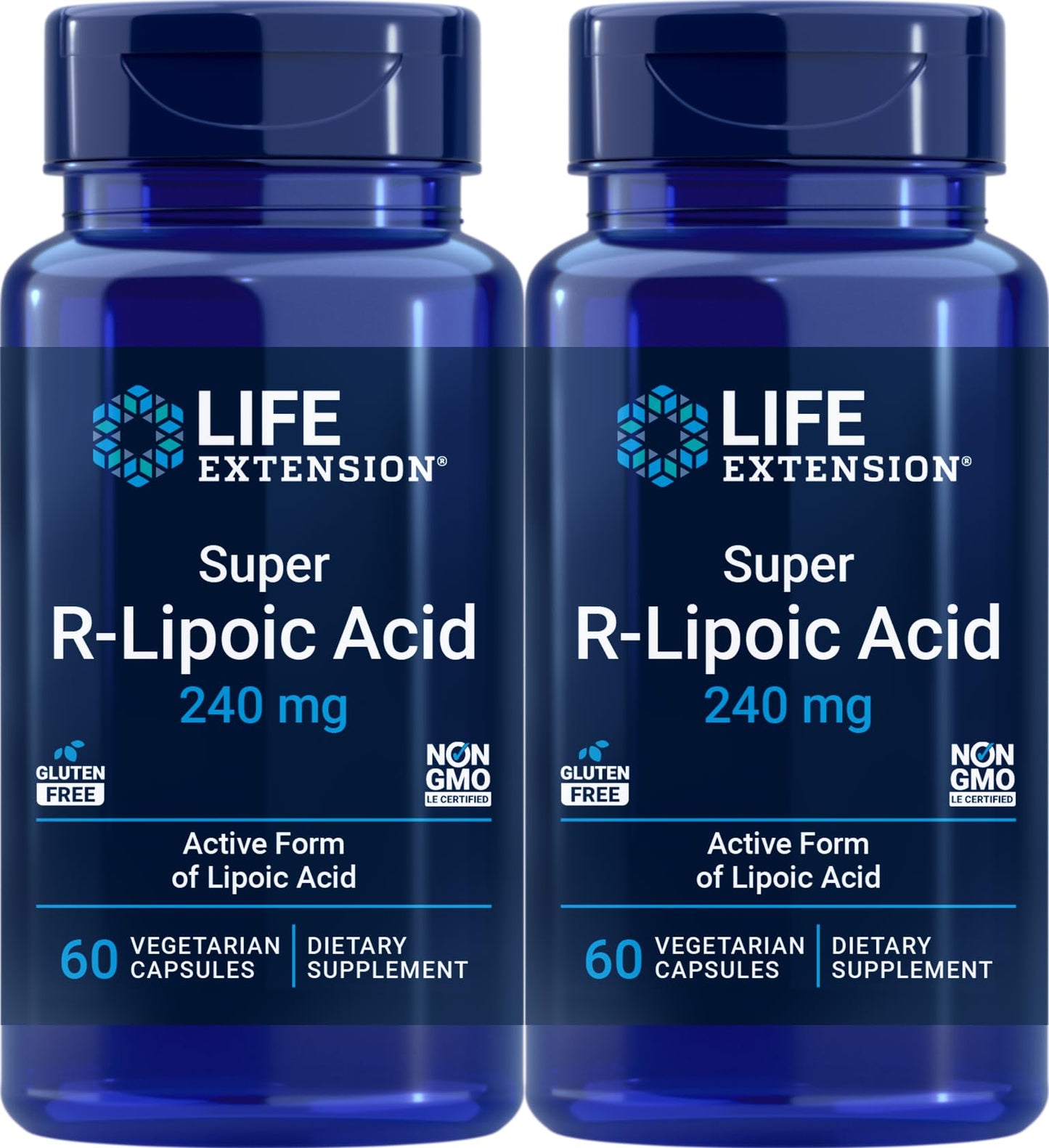 Life Extension Super R-Lipoic Acid 240 mg Capsules, 120 Count