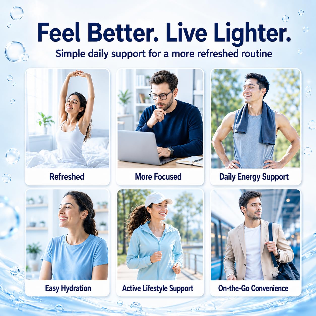DVO 12 PPM H2 Hydrogen Water Tablets with Magnesium, Molecular H2 Supplement, Fast-Dissolving Tablets for Fresh Hydrogen-Rich Water, Daily Hydration, Energy & Antioxidant Support, 90 Tablets