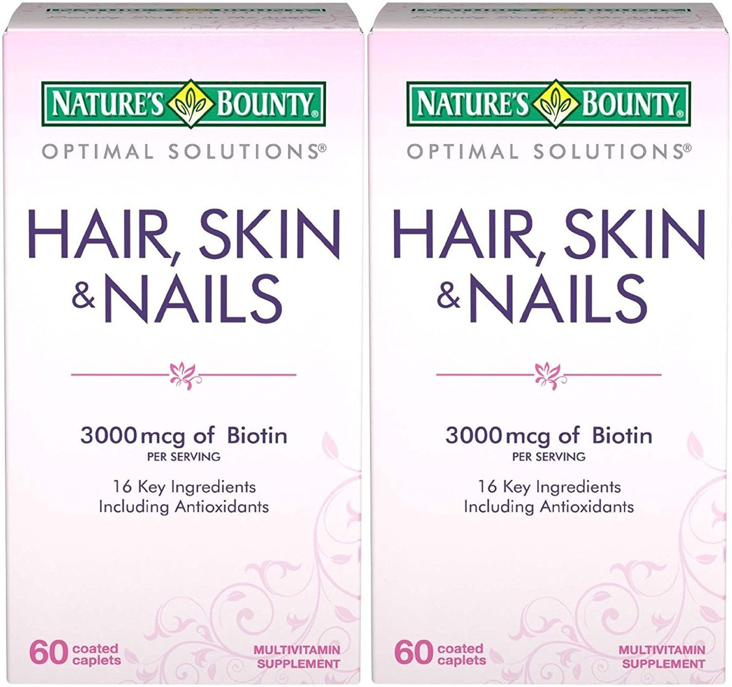 Nature's Bounty Optimal Solutions Hair, Skin & Nails Formula Caplets 120