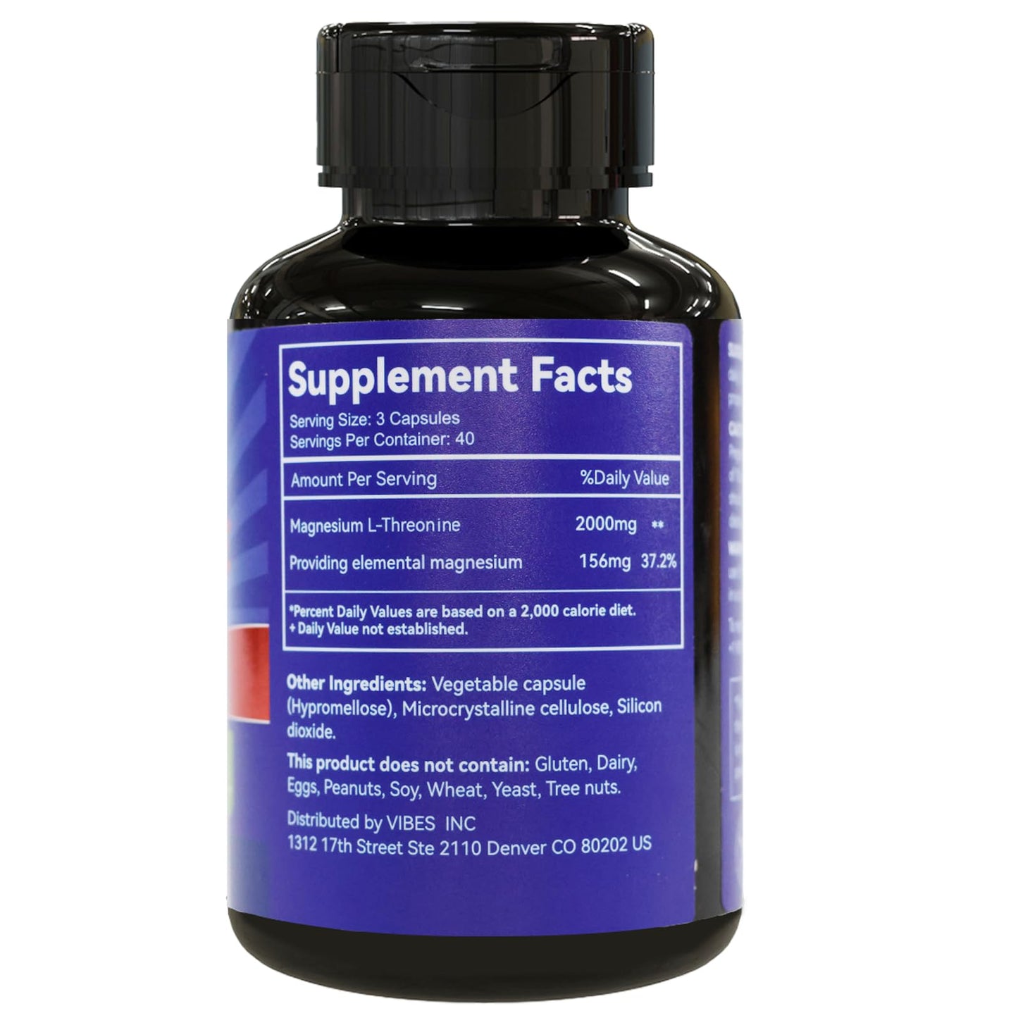 EAZGOO Magnesium L-Threonine Supplement, 120 Capsules