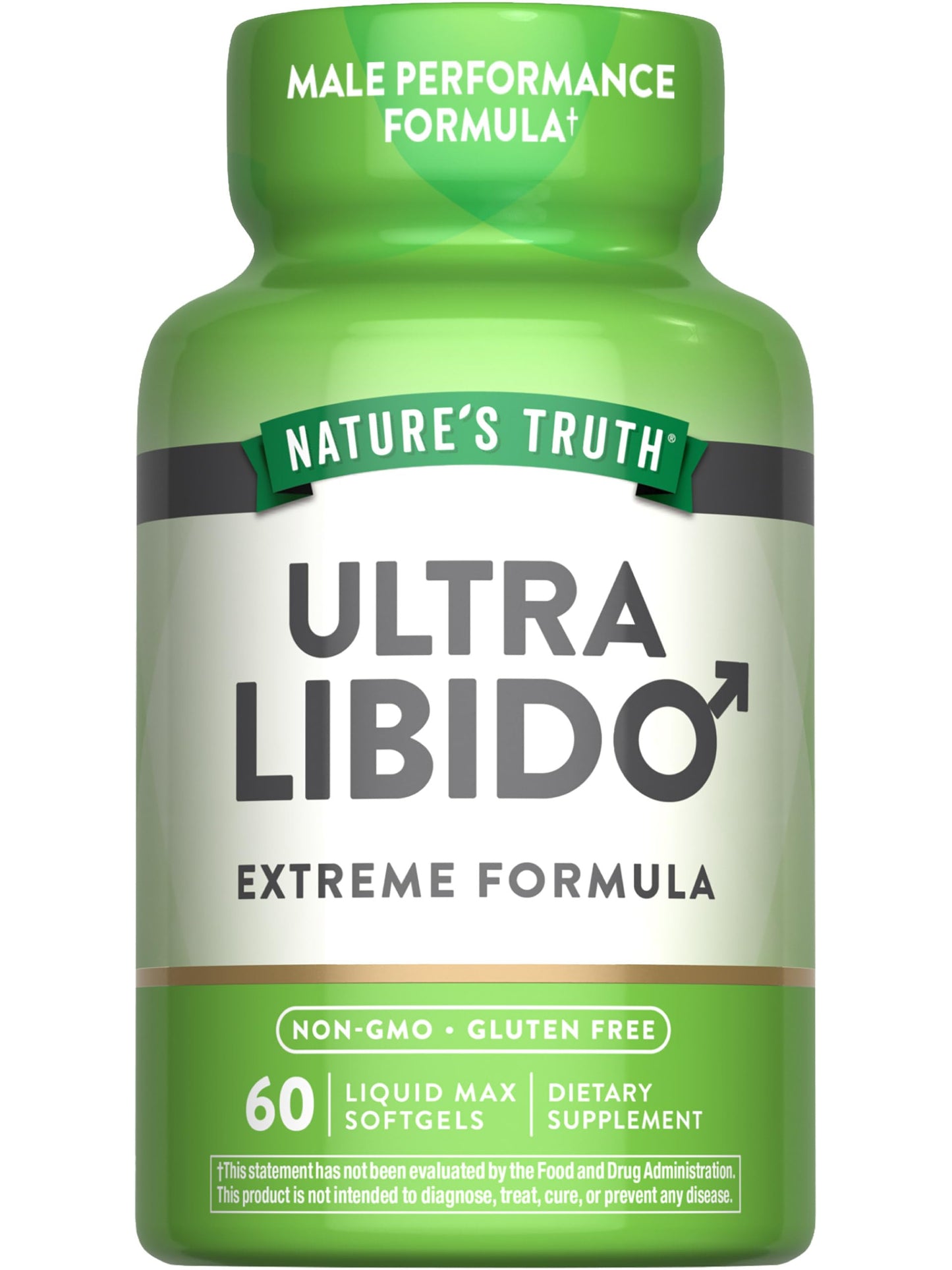 Nature's Truth Libido Supplement for Men Softgels 60