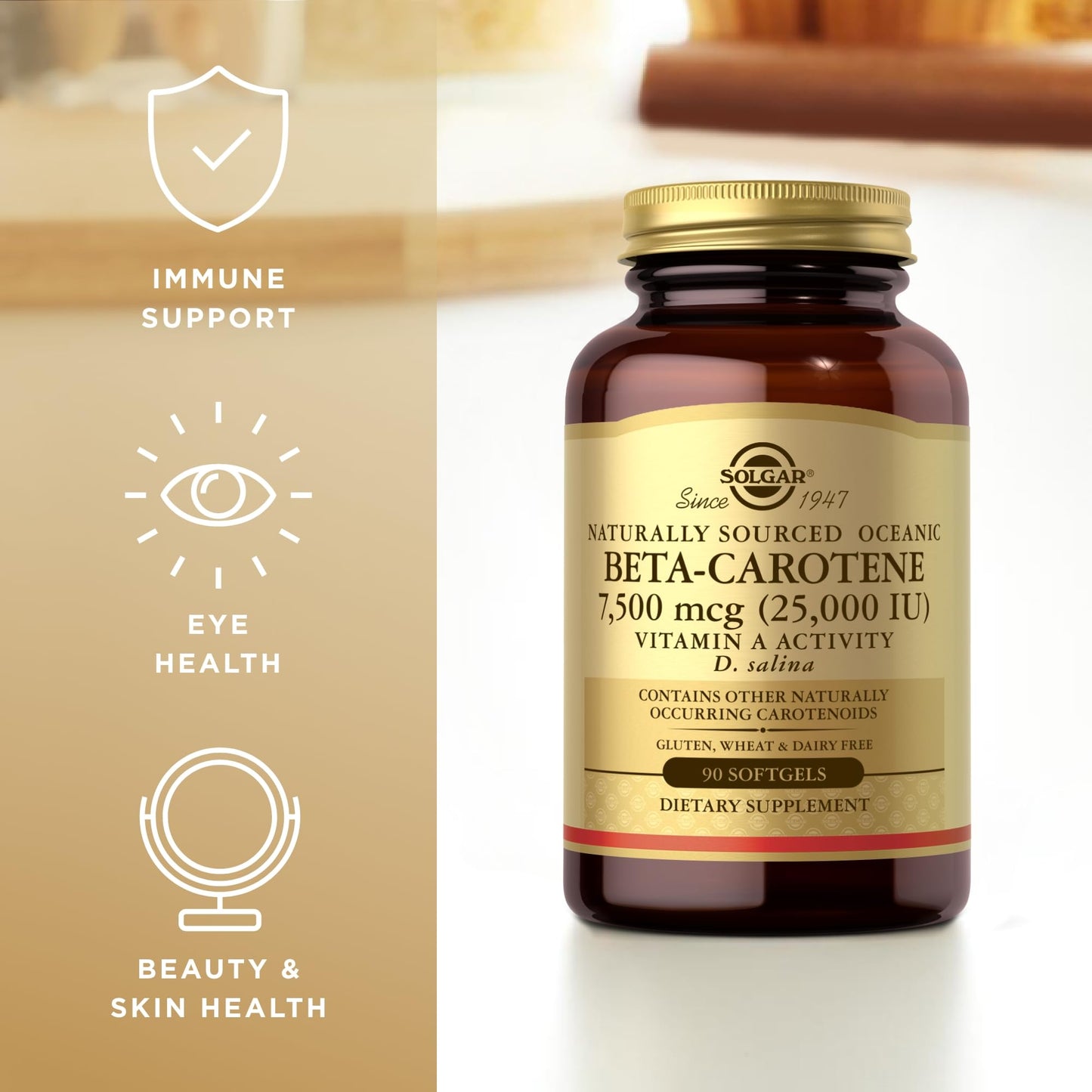 Solgar Oceanic Beta Carotene Softgels 90