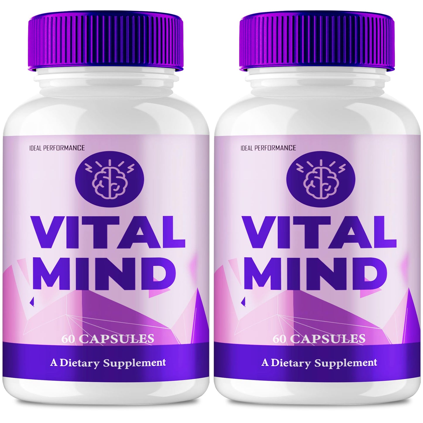 IDEAL PERFORMANCE Vital Mind Brain & Memory Supplement Capsules 120