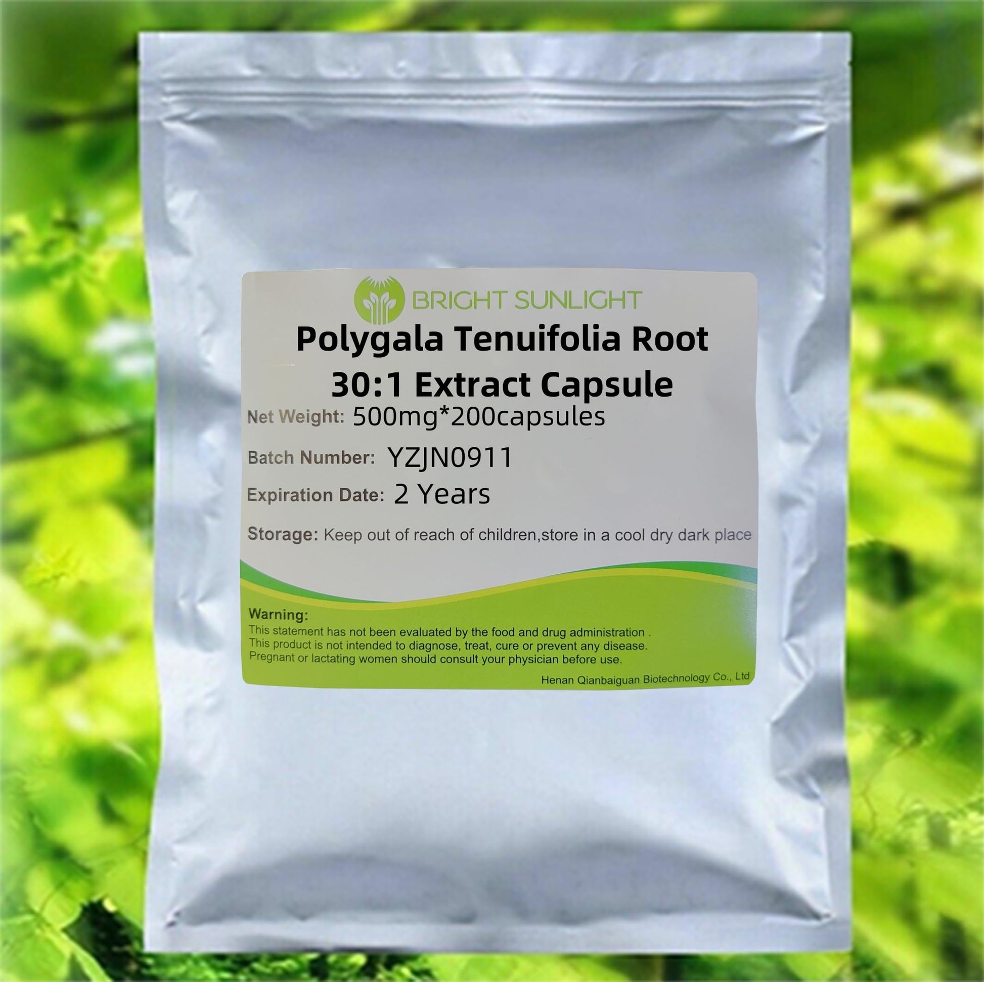 Bright sunlight Polygala Tenuifolia Root 30:1 Extract Capsule 1 Count