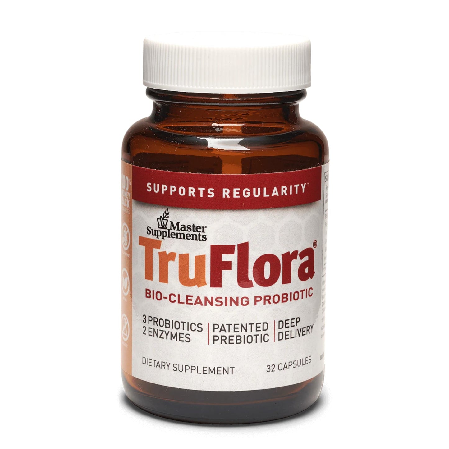 TruFlora Probiotic & Enzyme Blend Capsules, 32 Count