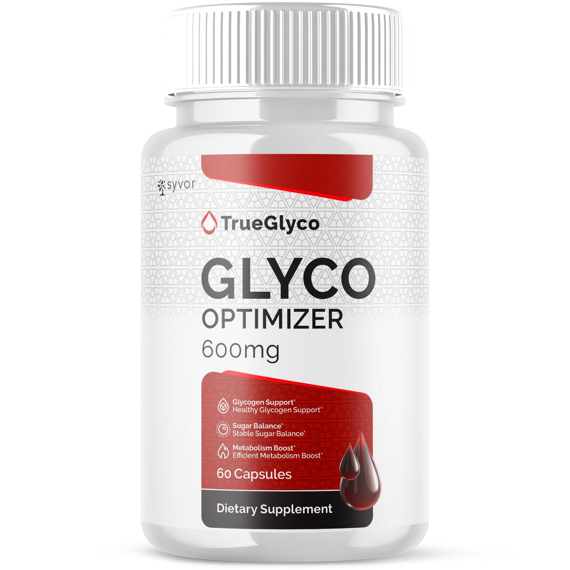 Syvor True Glyco Capsules - Blood Health Support, Advanced Wellness Formula for Men & Women, 60 Capsules
