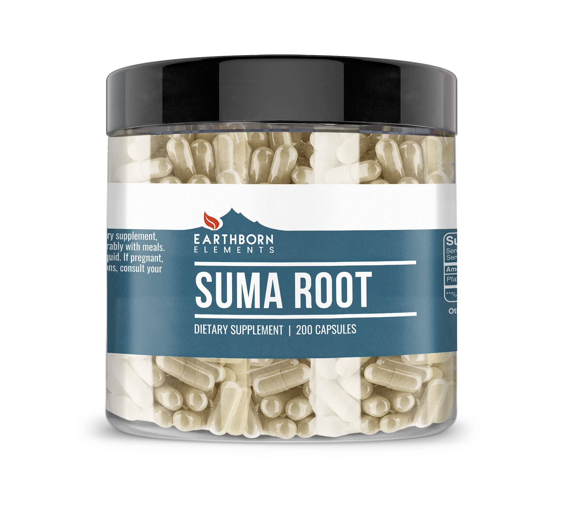 Earthborn Elements Suma Root Capsules 200