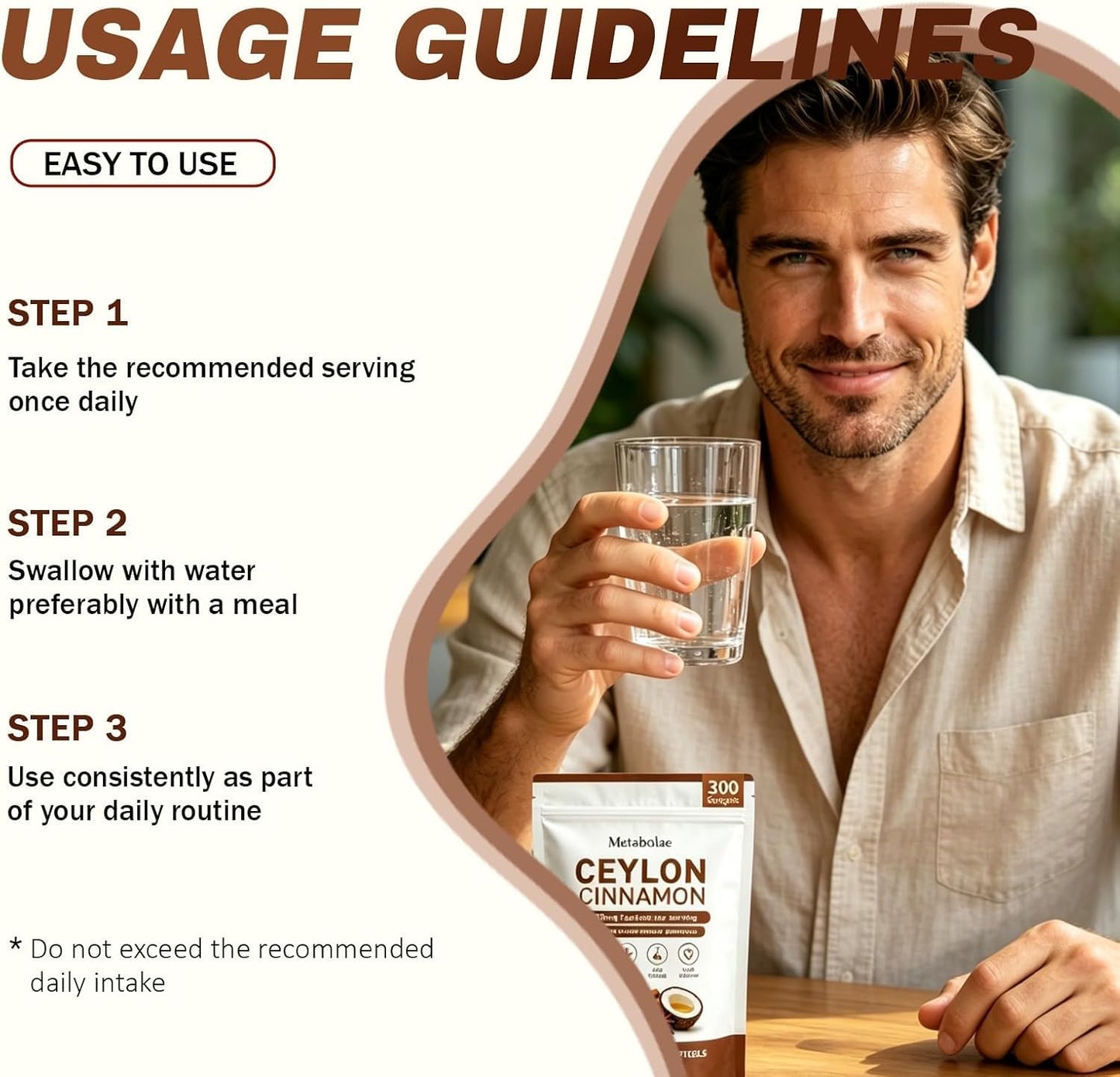 OIMTUE Metabolae Ceylon Cinnamon Softgels 300