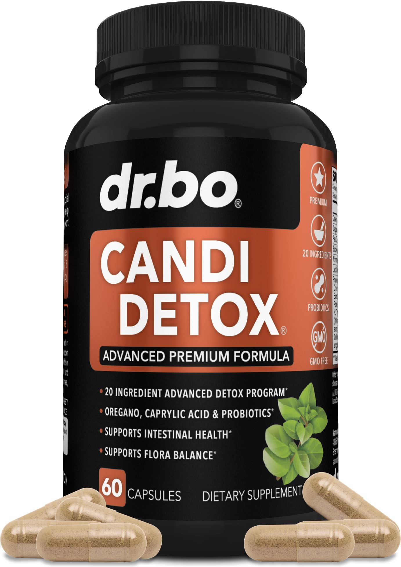 DR. BO Candida Cleanse Detox Capsule 60 Count