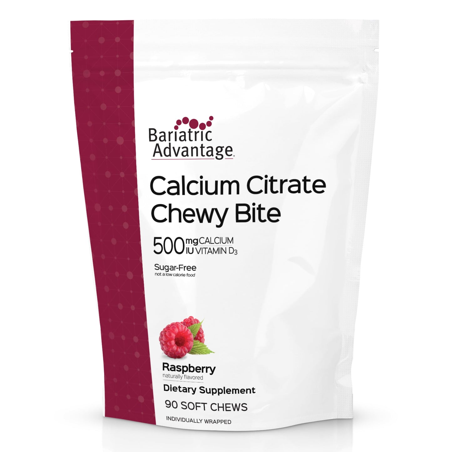 Bariatric Advantage Calcium Citrate Chewy Bites Gummy 90 Count