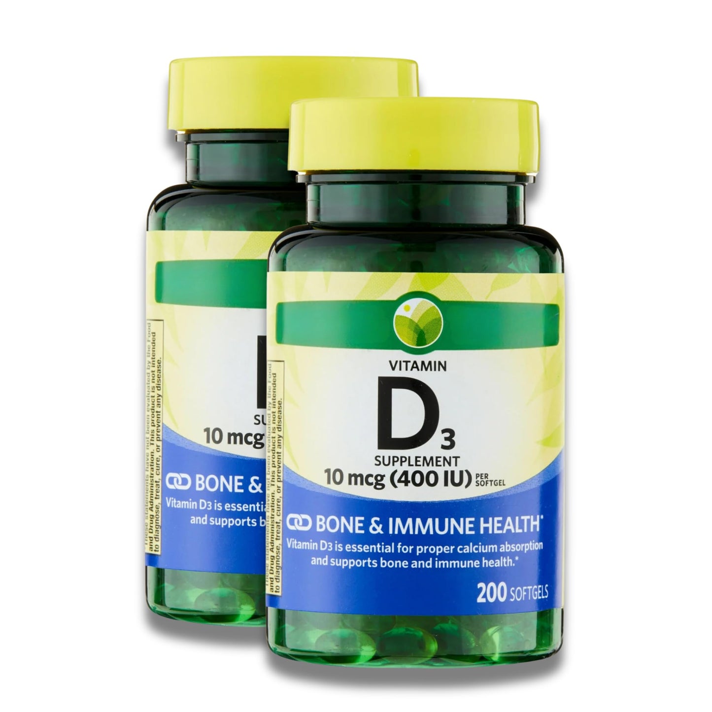 KP+ Vitamin D3 10 mcg (400 IU) Softgels 400 Count