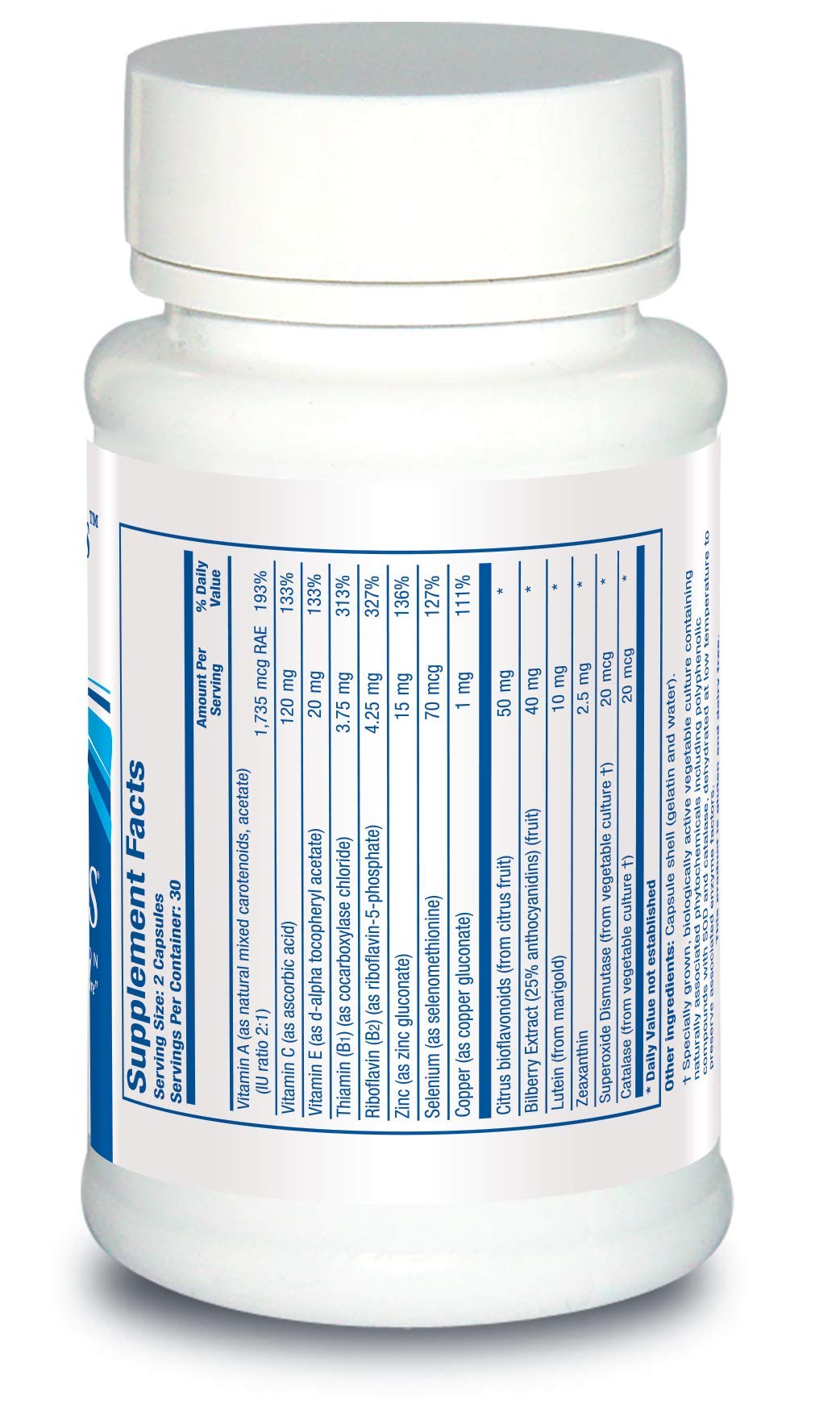 BIOTICS RESEARCH Optic Plus Eye Vitamin & Mineral Support Supplement with Lutein and Zeaxanthin, Healthy Retinal Tissue and Vision, 60 Capsules