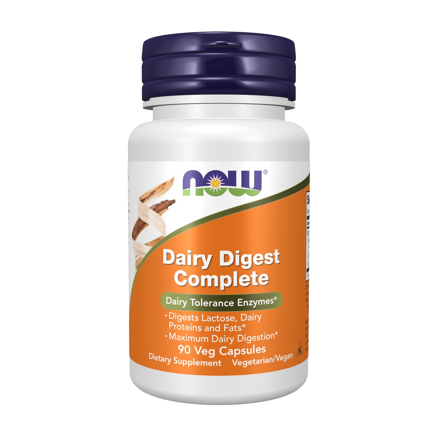NOW Foods Dairy Digest Complete Veg Capsule 90 Count